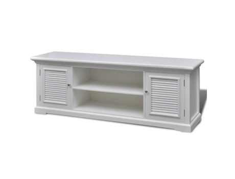 Maison Exclusive - Mueble para TV de madera blanco