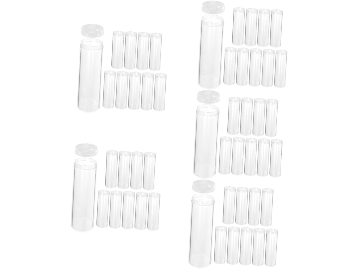 Juego De 5 Contenedores De Almacenamiento Para Objetos De Colección (10 Piezas X 5)