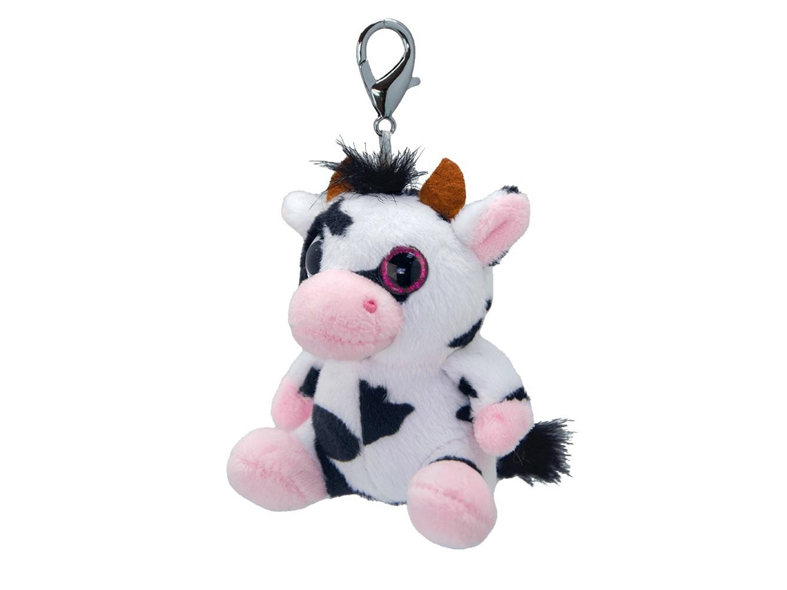 Peluche llavero WILD PLANET Vaca (5 x 8 x 8.5 cm)