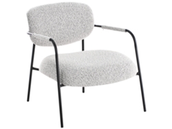 Sillón Beliani Ausvika en poliéster negro 70x71x74