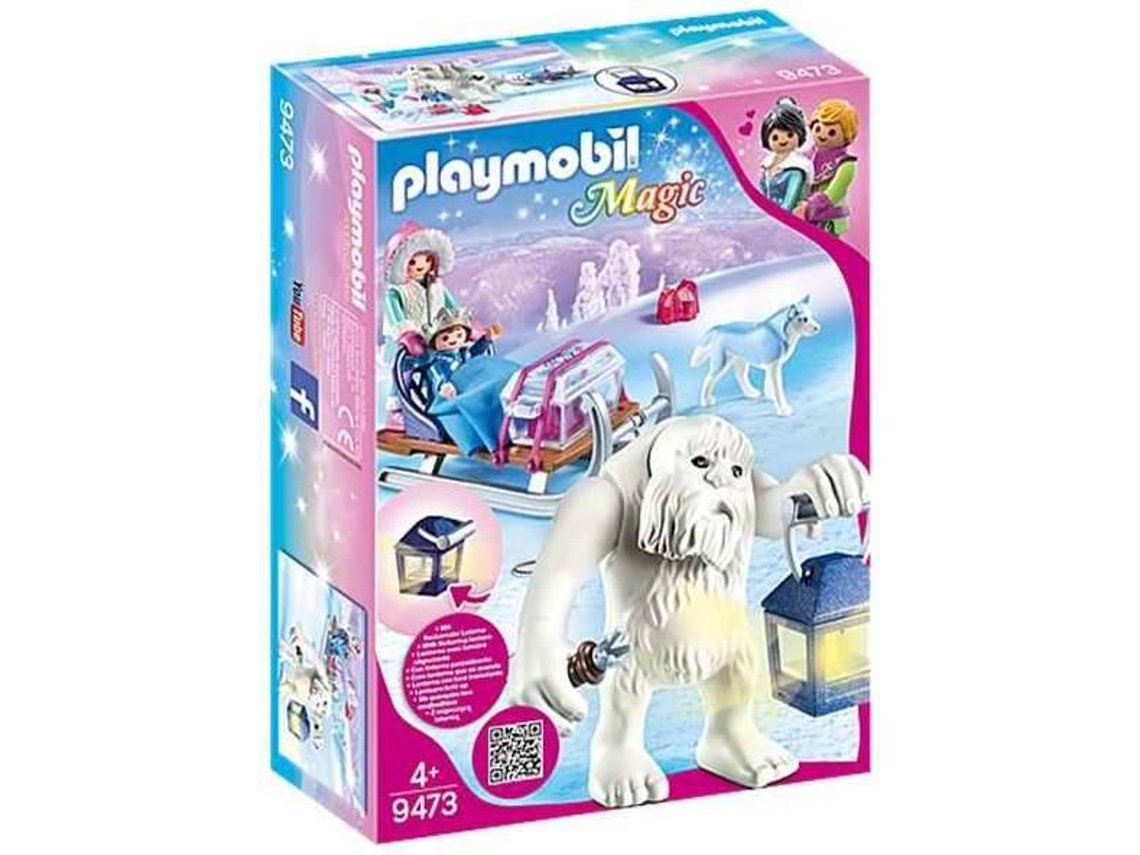 PLAYMOBIL: Yeti con trineo - 9473 (Edad Mínima: 4 - 26 Piezas)