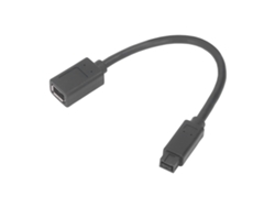 Cabo Firewire Ieee1394 800mbps 7,9 Polegadas Fêmea 6pin Para Macho 9pin Para Câmera Impressora Rosh