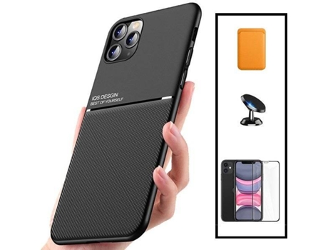 Carcasa + Soporte iphone 13 Mini PHONECARE Magnetic Lux Negro 88766