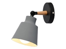 Lámpara de pared LED moderna, lámpara de techo gris slowmoose