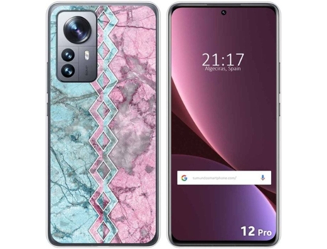 Carcasa para Xiaomi 12 Pro 5G TUMUNDOSMARTPHONE Dibujos Mármol 08 Multicolor