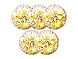 Pelotas de playa gigantes, juguetes de piscina, pelotas gigantes con confeti brillante, pelota inflable transparente para piscina, playa, fiesta de verano
