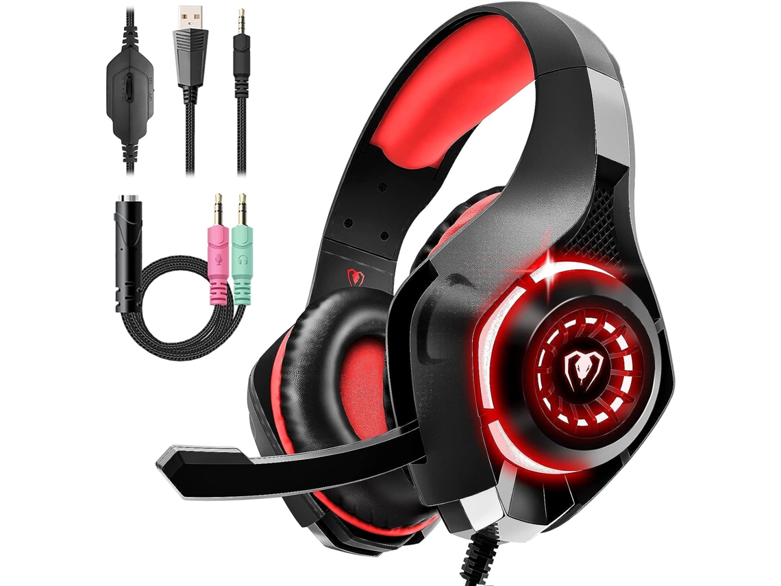 Auriculares Ps4 Micro Gaming Xbox One Ultraligero Durable Estéreo Sonido
