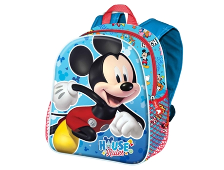 Mickey Mouse House Mochila Basic, Azul