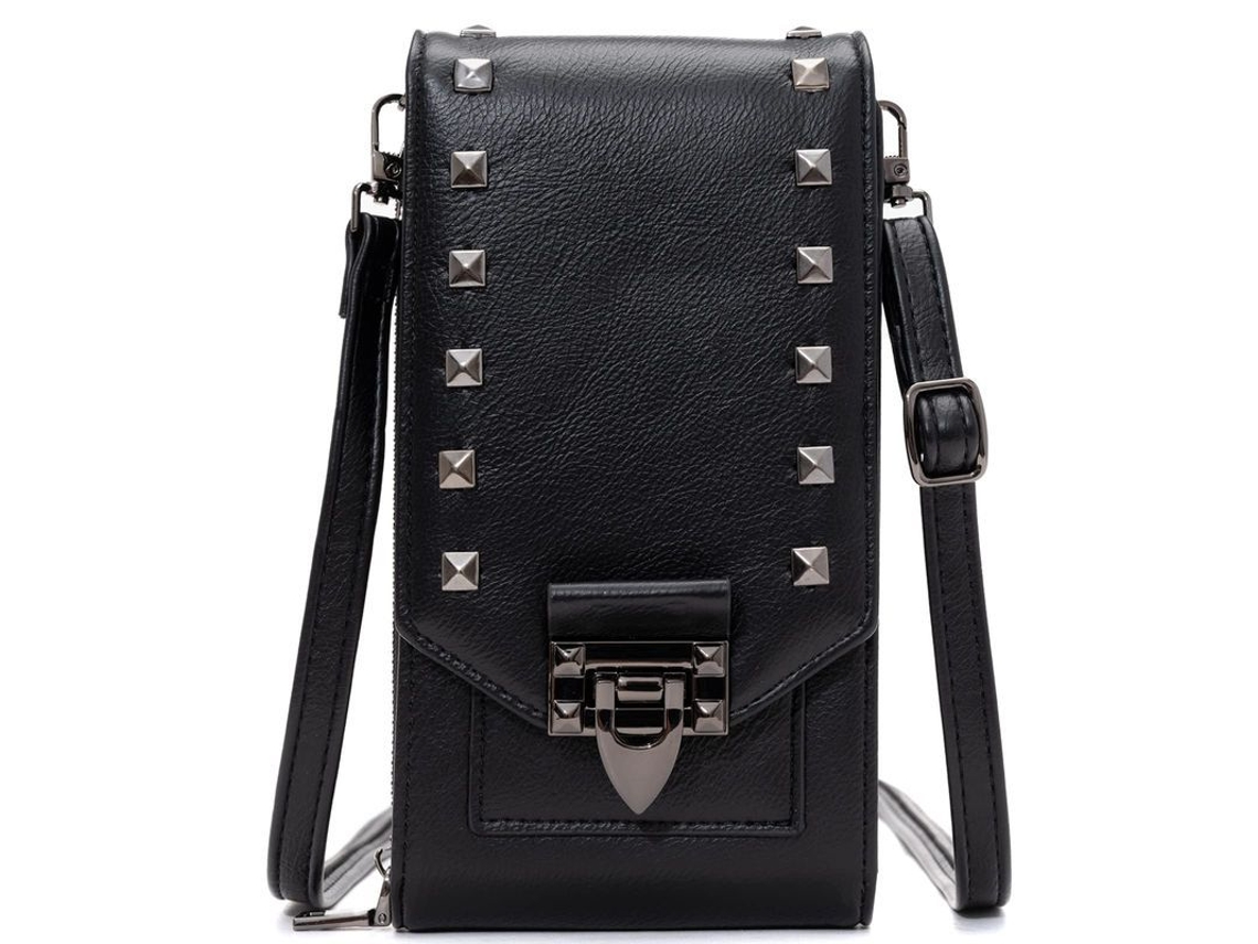 Bolso Bandolera Para Teléfono Móvil - Billetera Multifuncional Pequeña De Cuero Pu (bla Bwm)