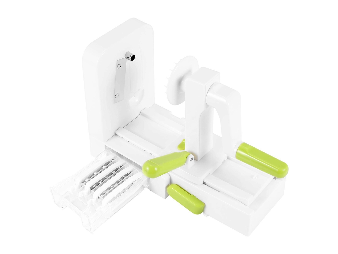 Espiralizador de verduras de 4 cuchillas, plegable, para pasta, espaguetis y patatas Everley891