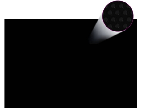 vidaXL Cubierta de piscina PE negro 300x200 cm