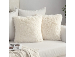 Par De Cojines Decorativos De Piel Sintética Suave Para Sofá O Dormitorio
