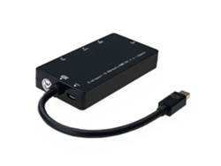Adaptador Mini DisplayPort para DVI / HDMI / VGA con Audio / Alimentación USB-C