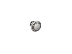 Pomo Para Muebles De Zamac Diámetro 25mm Plata Brillante Lote De 25