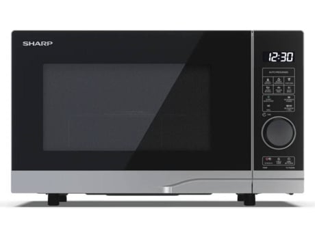 Microondas SHARP YC-PG204AE-S (20 L - Con Grill - Gris)