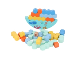 Ats-bloques De Madera Apilables Interactivos Para Niños Juego Educatsivo Construcción Juguete Familiar