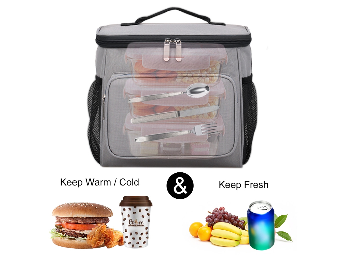 Bolsa Isotérmica A Prueba De Fugas Para El Almuerzo, Con Correa Ajustable, Para Adultos Y Niños.