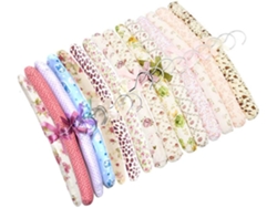 MEOIRUERY Perchas acolchadas de satén con forma de lazo, ideales para el día a día, ideales para prendas delicadas, vestidos de novia, pantalones, trajes, suéte