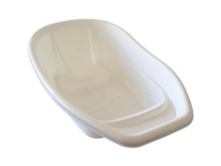 Bañera Para Bebé Desde El Nacimiento Con Soporte Antideslizante Integrado Bañera Infantil Para Ducha Y Baño Del Bebé (blanco)
