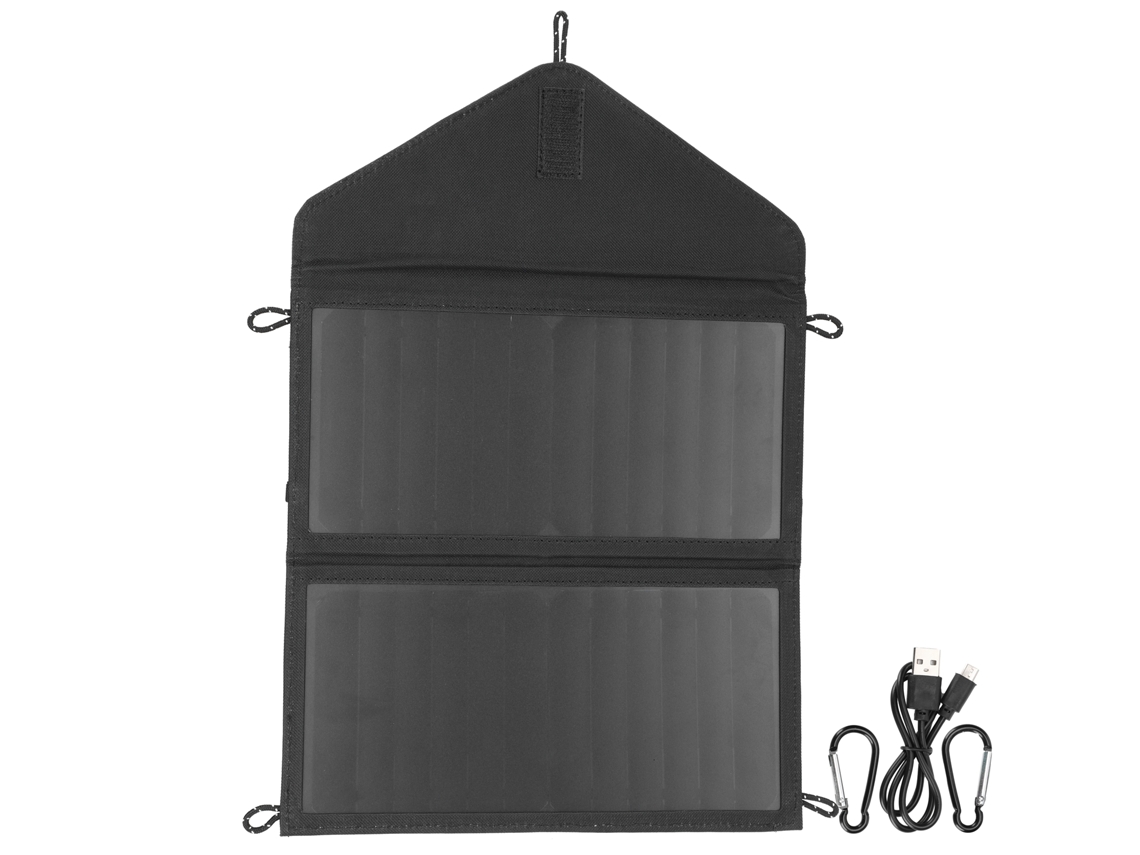 Bolsa plegable para panel solar de 20 W con carga USB portátil de emergencia, fotovoltaica, IP65, sin marca.