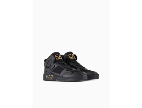 Zapatillas New Basket Mid Summe Negro EU 44 Hombre EA7 EMPORIO ARMANI