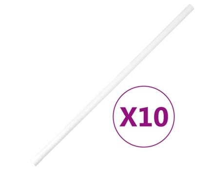 vidaXL Canaletas para cables PVC Ø25 mm 10 m