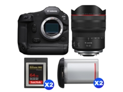 Canon Eos R1 + Rf 10-20mm F/4 L Is Stm + 2 Sandisk 64gb Extreme Pro Cfexpress Type B + 2 Canon Lp-e19 + Ebook “20 Consejos Para Fotos Que Impactan”