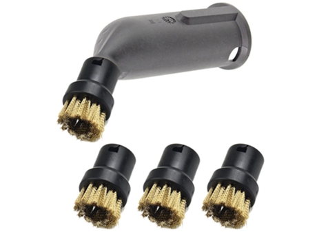 Detalle de vaporizador, cepillos de boquilla de alambre X4 para Karcher Steam Sc1 Sc2 Sc3 Sc4 Sc5, aspiradora, herramienta de limpieza para el hogar
