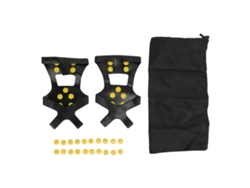 Empuñaduras Antideslizantes Para Botas/zapatos De Hielo Con 10 Puentes De Acero Para Senderismo, Trekking Y Escalada, Talla M (36-41).
