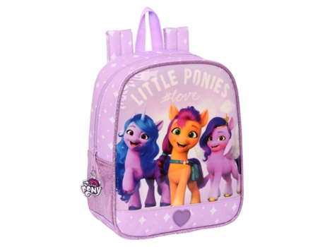 Mochila de La Escuela Mi Pequeño Pony Lila 22 x 27 x 10 cm