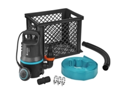 Kit Antiinundación GARDENA 9000 con Manguera de Descarga de 10 M – 300 W – Caudal Máximo 9000 L/H – Ampliación de Garantía 5 Años
