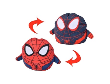 Peluche SIMBA Spiderman/Miles Morales reversible (Edad Mínima Recomendada: 0 Meses)