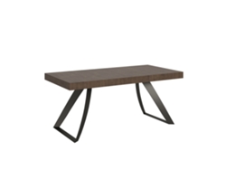 Mesa de Comedor ITAMOBY Proxy (90x180/284 - Paneles de Melamina - Nogal)