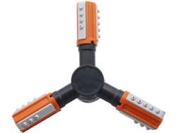 Aspersor De Jardín Ajustable 1/2 Pulgada Rosca Externa 3 Brazos
