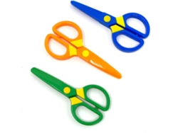 Tijeras De Seguridad Para Niños, No Conductoras, Multiusos, Para Manualidades Con Mangos Cómodos, Herramientas Universales De Entrenamiento Preescolar