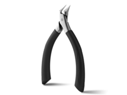Cortaúñas recto profesional, fabricado en acero inoxidable, adecuado para cutículas, cutículas gruesas y tratamientos de podología.