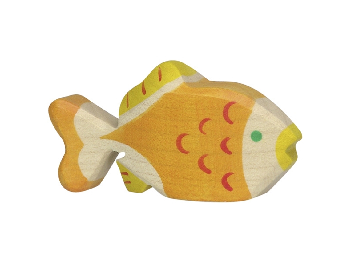 Figuras de Acción HOLZTIGER (Madera - Amarillo - 8 x 1,9 x 4 cm)