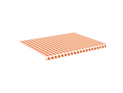 Maison Exclusive - Tela De Repuesto Para Toldo Amarillo Y Naranja 4,5x3,5 M