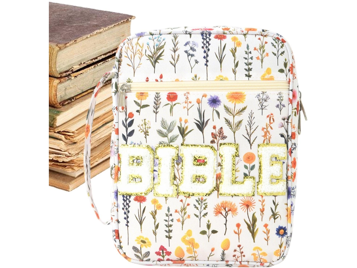 Bolsa para Biblia con Letras del Alfabeto, Bolsa de Transporte Acolchada, Ideal para Cuadernos, Vayotoy