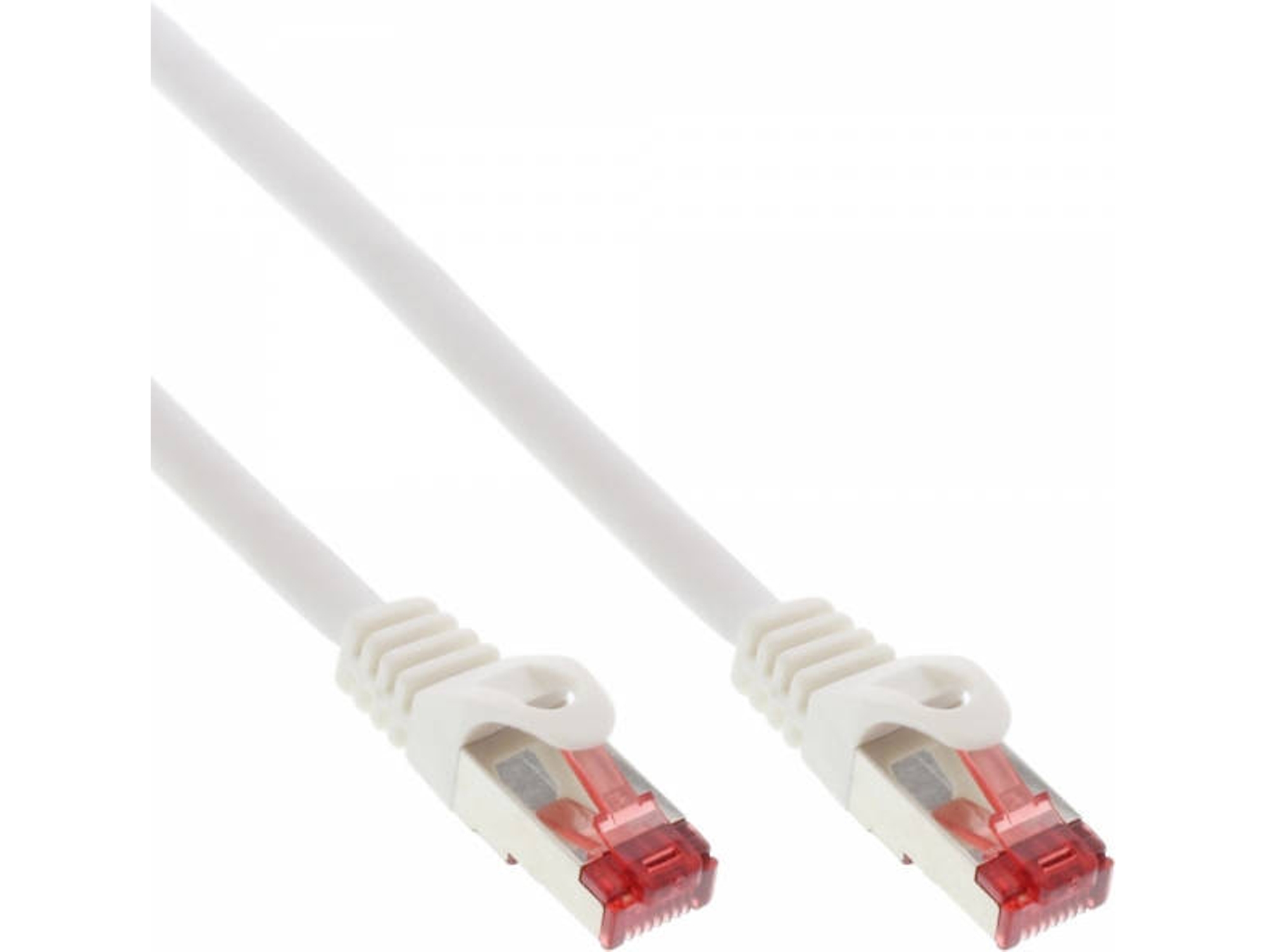 Cable de Red INLINE (RJ45 - 25 cm - Blanco)