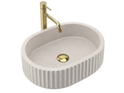 Lavabo sobre encimera beige Rea Margaret