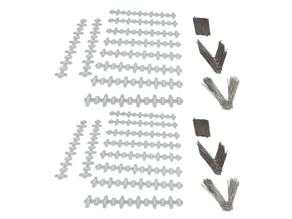 Paquete De 20 Púas Repelentes De Aves De Acero Inoxidable De 30 Cm Para Cercas, Ventanas Y Techos.
