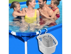 Cesta Para Recoger La Suciedad De La Piscina Con Portavasos