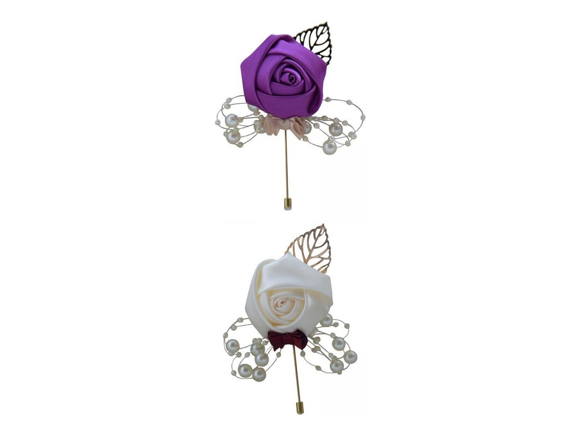 2 Ramos Artificiales para Novia y Novio Compatibles con Slowmoose