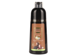 Champú De Tinte 3 En 1 Hidratante Para Cubrir Cabello Gris Blanco Color Marrón 400ml Dyeing Rápido