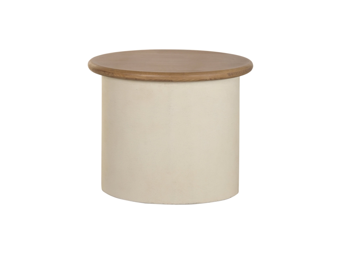 Mesita Auxiliar Mdf Abeto Crema 60x40x50cm