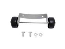 Kit de ruedas universal para calentador de patio, acero inoxidable y plástico