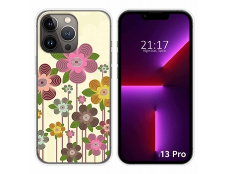 Carcasa iPhone 13 Pro (6.1) TUMUNDOSMARTPHONE Dibujos Multicolor
