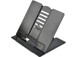 MEOIRUERY Soporte de Lectura Ajustable en Metal Plegable Estante Soporte para Ipad Tablet Recetas Mesa