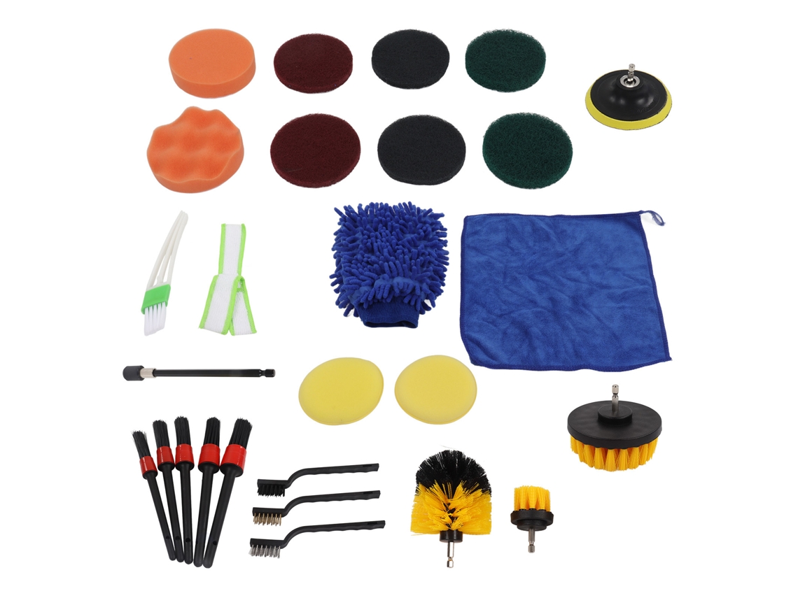 Kit de limpieza de coche de 26 piezas Herramientas de detalle Worten